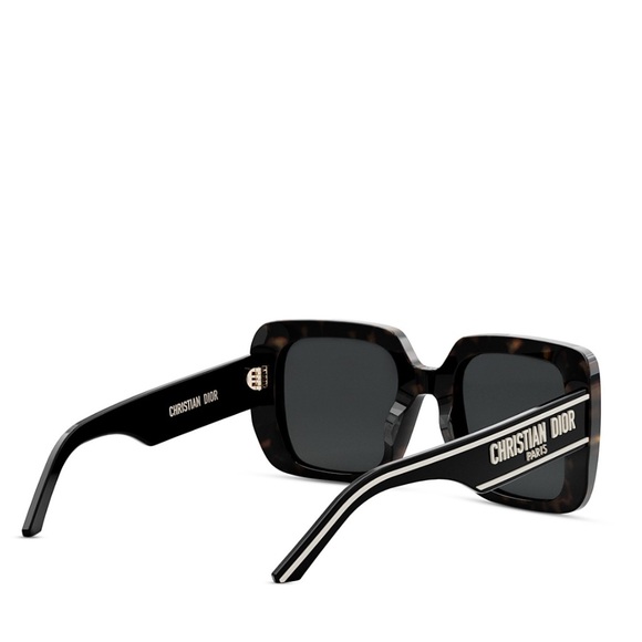 SOLD NWT Authentic Dior Wildior S3U Geometric Sunglasses Dark Havana/Gray Solid - Picture 4 of 14